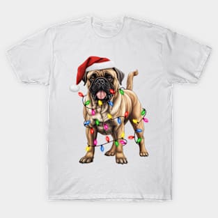 Christmas Bullmastiff T-Shirt